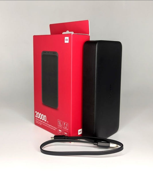 🔋 Xiaomi Redmi Power Bank 20000 mAh 18W Carga Rápida